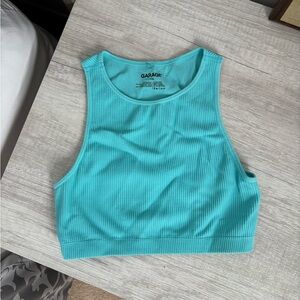 Garage Women's Aqua Blue Crop Top